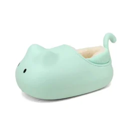 Damen Wilderness Haven Damenschuhe-Kuschelige Plüsch-Katzenschuhe für Kinder – Winterschuhe