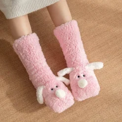 Damen Everly u0026 Lace Damenbekleidung-Kuschelige Sherpa-Socken – warme, flauschige Hausschuhsocken