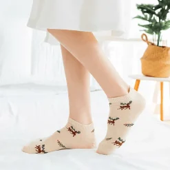 Damen Everly u0026 Lace Damenbekleidung-Kuschelige Woodland-Strick-Söckchen – Von der Natur inspiriertes Schuhwerk