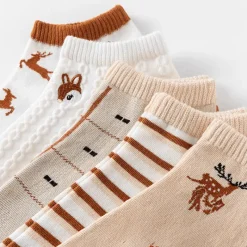 Damen Everly u0026 Lace Damenbekleidung-Kuschelige Woodland-Strick-Söckchen – Von der Natur inspiriertes Schuhwerk