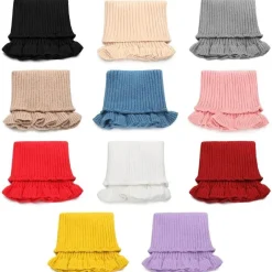 Damen Everly u0026 Lace Damenbekleidung-Kuscheliger Rollkragenschal aus Strick – Abnehmbares Kragen-Accessoire