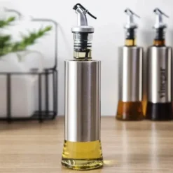 Tom Küche & Esszimmer-Öl- und Essigspender aus Edelstahl – auslaufsichere, langlebige Aufbewahrungsflasche