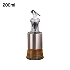 Tom Küche & Esszimmer-Öl- und Essigspender aus Edelstahl – auslaufsichere, langlebige Aufbewahrungsflasche