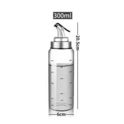Tom Küche & Esszimmer-Öl- und Essigspender aus Glas – Gewürzflasche für die Küche