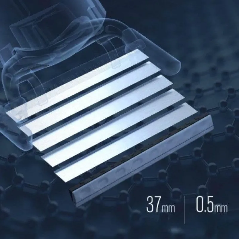 PureGlow Körperpflege|Männerpflege-5-Lagen-Rasierer - Smart Shaving Blade Rasierer
