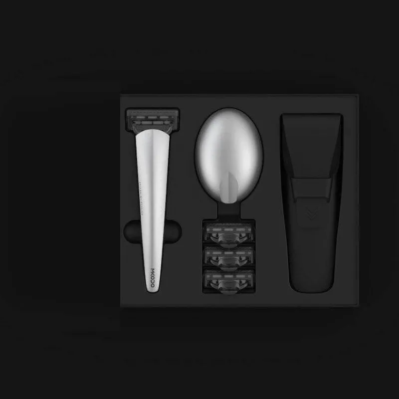 PureGlow Körperpflege|Männerpflege-5-Lagen-Rasierer - Smart Shaving Blade Rasierer