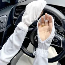 Damen The Relaxation Nook Autozubehör|Automobilindustrie-Langarmshirt mit Sonnenschutz – Sommertop aus Seide mit UV-Schutz