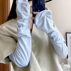 Damen The Relaxation Nook Autozubehör|Automobilindustrie-Langarmshirt mit Sonnenschutz – Sommertop aus Seide mit UV-Schutz