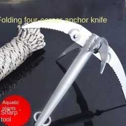 Roam Ready Camping-Werkzeuge|Heimwerkzeuge-Langlebiger Angelanker aus Edelstahl - Marineanker