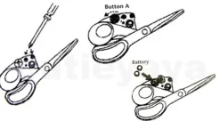 Roam Ready Outdoor-Artikel|Heimwerkzeuge-Lasergeführte Schere – Präzisions-Schneidwerkzeug für präzises Basteln