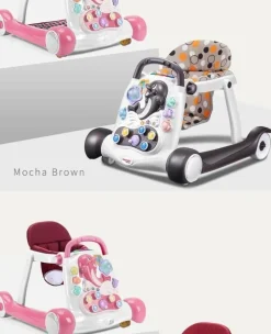 Kinder The Decor Haven Kinderwagen & Zubehör-Lauflernhilfe mit Musik – Anti-Rollover-Multifunktionsdesign