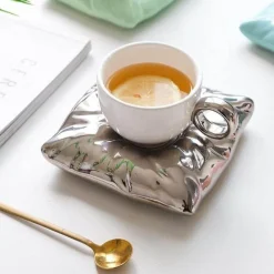 The Cozy Mug Küche & Esszimmer-Lazy House Keramik-Kaffeetassen-Set – Stilvolles Trinkgeschirr für Zuhause