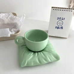 The Cozy Mug Küche & Esszimmer-Lazy House Keramik-Kaffeetassen-Set – Stilvolles Trinkgeschirr für Zuhause