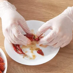 Tom Küche & Esszimmer-Lebensmittelqualität TPE Einweghandschuhe 100er-Pack rutschfeste Reinigung Küche verwenden