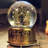 Comfort u0026 Style Beleuchtung-LED Crystal Ball Music Box - Glowing Night Light Decor