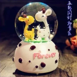 Comfort u0026 Style Beleuchtung-LED Crystal Ball Music Box - Glowing Night Light Decor