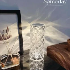 The Gilded Nest Beleuchtung-LED Crystal Night Light - Elegant Atmosphere Lamp