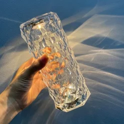 The Gilded Nest Beleuchtung-LED Crystal Night Light - Elegant Atmosphere Lamp