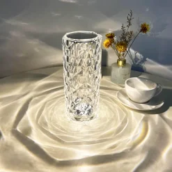 The Gilded Nest Beleuchtung-LED Crystal Night Light - Elegant Atmosphere Lamp