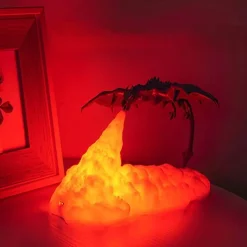 Comfort u0026 Style Beleuchtung-LED Dragon Night Lamp - 3D Printed Decorative Fire Light
