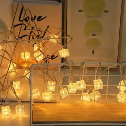 Bright Accents Beleuchtung-LED Eiswürfel Lichterkette - Festliche Partybeleuchtung