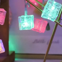 Bright Accents Beleuchtung-LED Eiswürfel Lichterkette - Festliche Partybeleuchtung