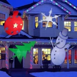 Comfort u0026 Style Beleuchtung-LED Halloween Decoration Landscape House Projector