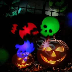Comfort u0026 Style Beleuchtung-LED Halloween Decoration Landscape House Projector
