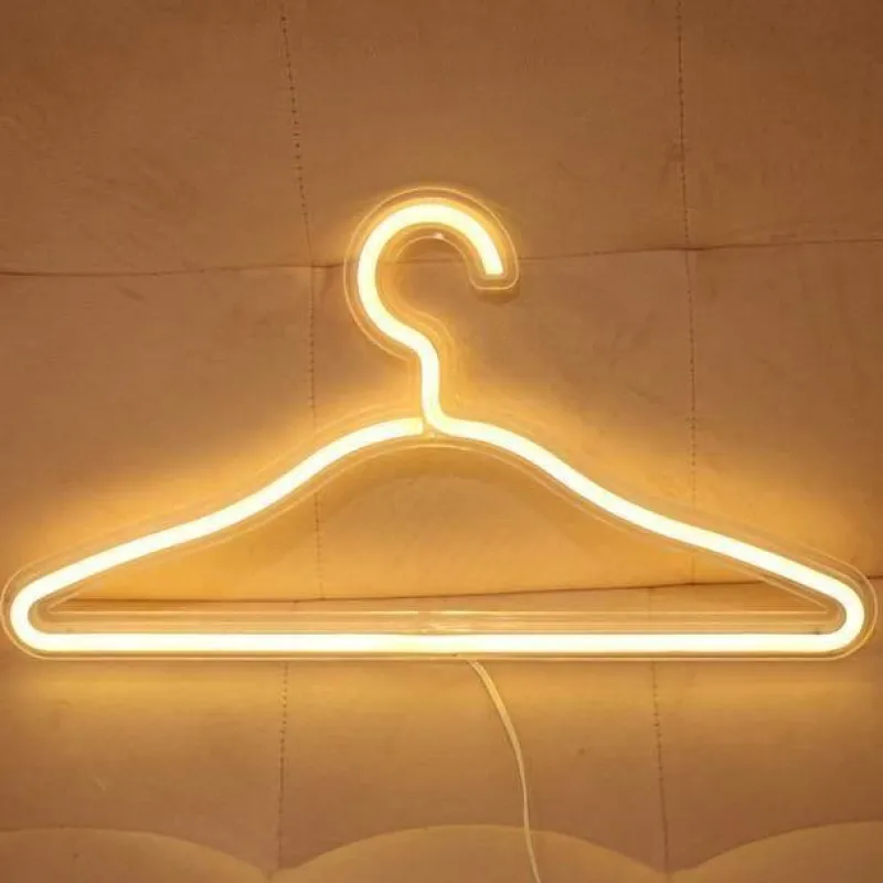 Comfort u0026 Style Beleuchtung-LED Neon Night Lamp - Decorative Hanger Light