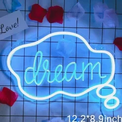 Comfort u0026 Style Beleuchtung-LED Neon Sign - Sweet Dreams Bedroom Wall Decor