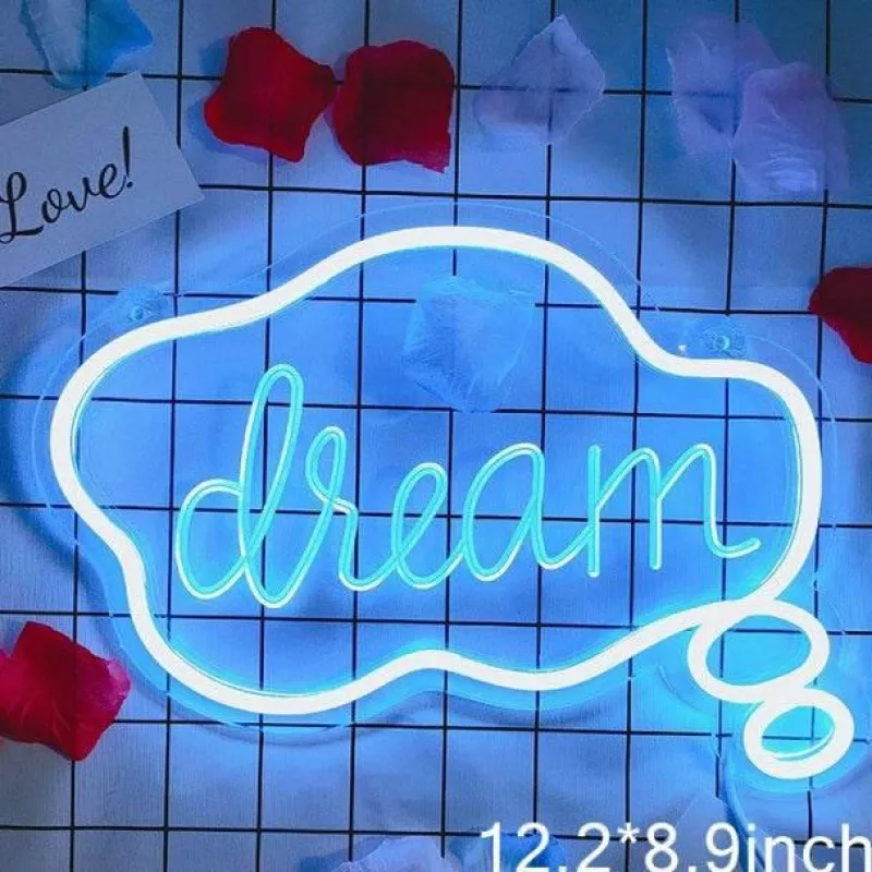 Comfort u0026 Style Beleuchtung-LED Neon Sign - Sweet Dreams Bedroom Wall Decor