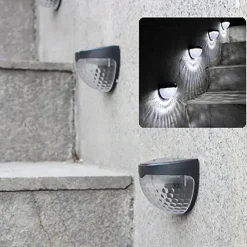 The Decor Haven Outdoor & Garten|Beleuchtung-LED Solar Wasserdichte Außenwandleuchte