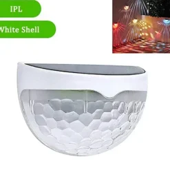 The Decor Haven Outdoor & Garten|Beleuchtung-LED Solar Wasserdichte Außenwandleuchte