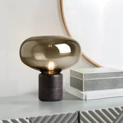 Comfort u0026 Style Beleuchtung-LED Table Lamp - Postmodern Marble Glass Design
