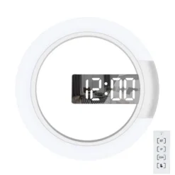 Comfort u0026 Style Beleuchtung-LED Wall Clock - Stylish Ring Lamp Design