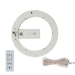 Comfort u0026 Style Beleuchtung-LED Wall Clock - Stylish Ring Lamp Design