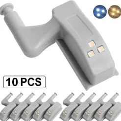 Comfort u0026 Style Beleuchtung-LED Wardrobe Sensor Hinge Lamp - 10 Pack