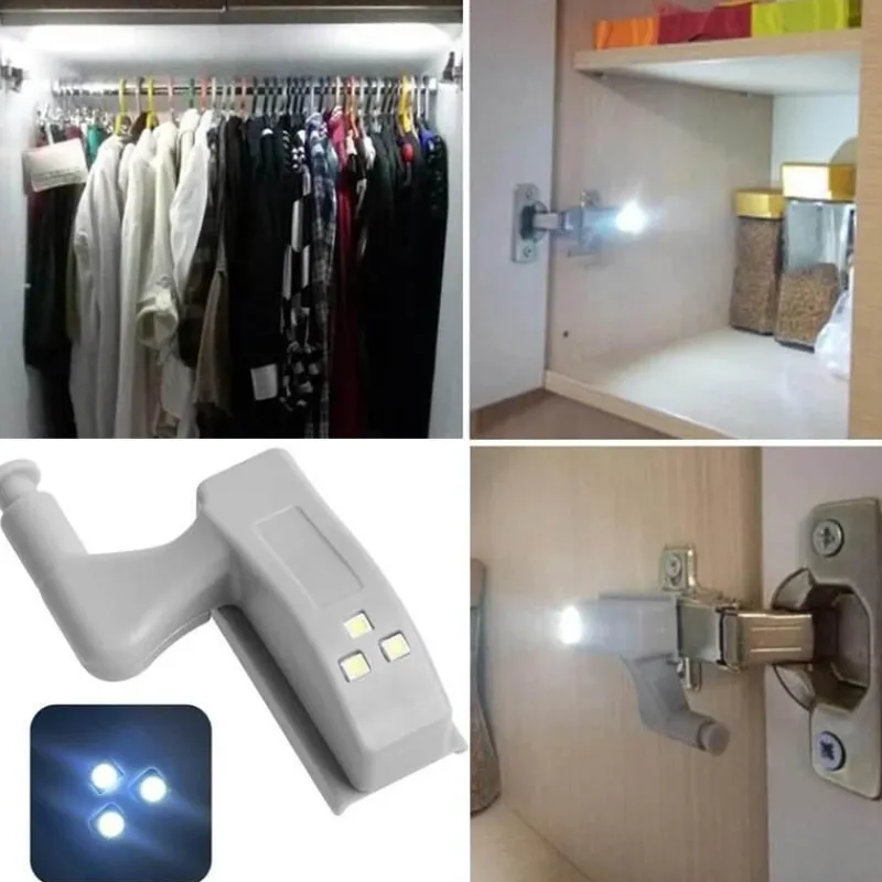 Comfort u0026 Style Beleuchtung-LED Wardrobe Sensor Hinge Lamp - 10 Pack