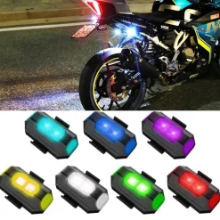 Wild u0026 Free Gear Autozubehör|Automobilindustrie-LED-Blitzlichter – Universelle Sicherheitslichter für Motorräder und Drohnen