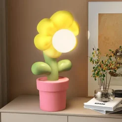 Illuminate Home Beleuchtung-LED-Blumen-Nachtlicht - Dekorative Heimlampe
