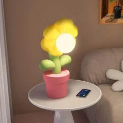 Illuminate Home Beleuchtung-LED-Blumen-Nachtlicht - Dekorative Heimlampe