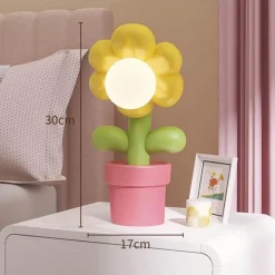 Illuminate Home Beleuchtung-LED-Blumen-Nachtlicht - Dekorative Heimlampe