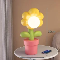 Illuminate Home Beleuchtung-LED-Blumen-Nachtlicht - Dekorative Heimlampe