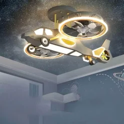 Willow u0026 Whim Beleuchtung-LED-Deckenventilatorlampe – Moderne futuristische Beleuchtung