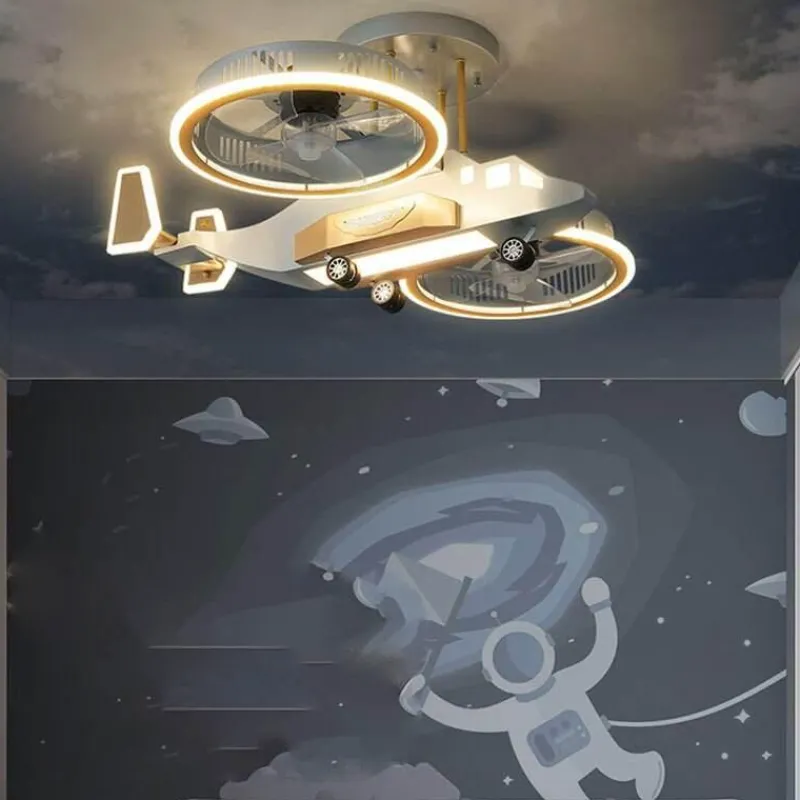 Willow u0026 Whim Beleuchtung-LED-Deckenventilatorlampe – Moderne futuristische Beleuchtung