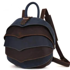 Decor Taschen & Geldbörsen-Leder Retro Herren Rucksack - Moderne Echtledertasche
