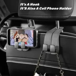 Wild u0026 Free Gear Autozubehör|Automobilindustrie-Leder-Rücksitz-Organizer – Auto-Aufbewahrungssystem mit Doppelhaken