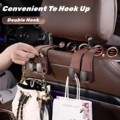 Wild u0026 Free Gear Autozubehör|Automobilindustrie-Leder-Rücksitz-Organizer – Auto-Aufbewahrungssystem mit Doppelhaken
