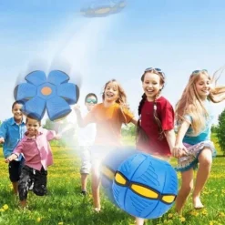 The Decor Haven Babyspielzeug-LED-Flug-UFO-Scheibenspielzeug – Leuchtender Flugball