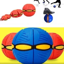 The Decor Haven Babyspielzeug-LED-Flug-UFO-Scheibenspielzeug – Leuchtender Flugball